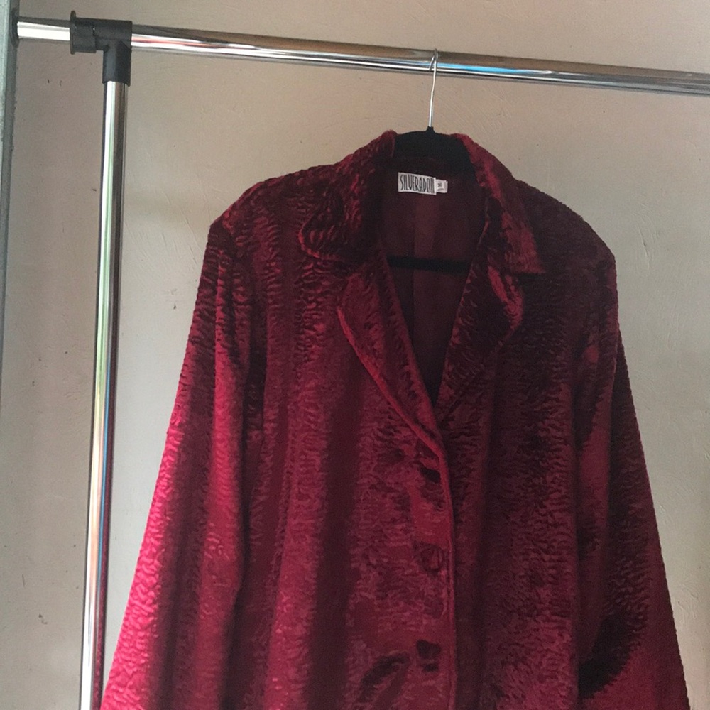 Faux lamb jacket